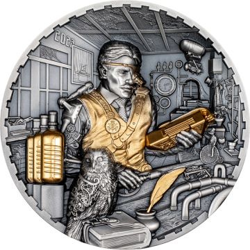 2023 93.29g Cook Islands Silver Cook Islands Silver Steampunk: Science Laboratory TO