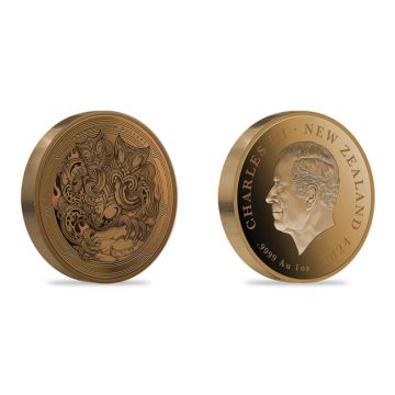 2024 1 oz New Zealand Gold 2024 1 oz New Zealand Gold Cave Taniwha PP PP