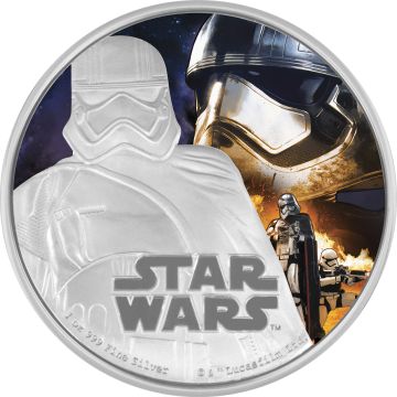 2016 1 oz Niue Silver Niue Silver Star Wars - The Awakening of the Force: Captain Phasma PP