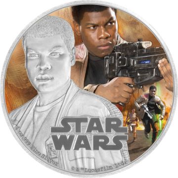 2016 1 oz Niue Silver Niue Silver Star Wars - The Awakening of Power: Finn PP
