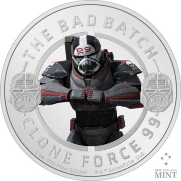 2022 1 oz Niue Silver 2022 1 oz Niue Silver The Bad Batch - Wrecker PP PP