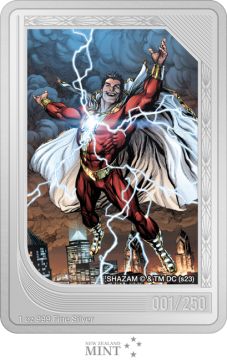 2023 1 oz Niue Silver Niue Silver DC Mint Trading - Shazam PP