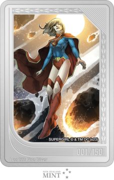 2023 1 oz Niue Silver Silver DC Mint Trading - Supergirl PP