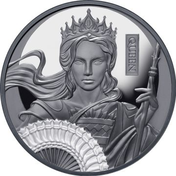 2025 1 oz Niue Silver 2025 1 oz Niue Silver Chess: The Queen BP BP