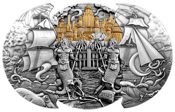 2025 155.36g Samoa Silver 2025 5oz Samoa Silver Atlantis TO TO