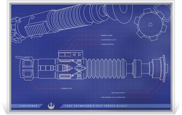 2025 1 oz Niue Silver Luke Skywalkers Lightsaber UN
