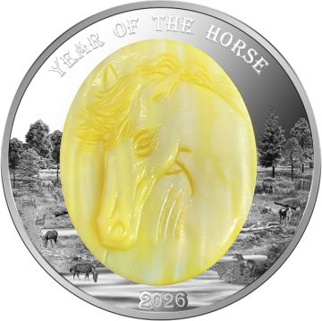 2026 155.36g Solomon Islands Silver Solomon Islands Silver Lunar Horse PP