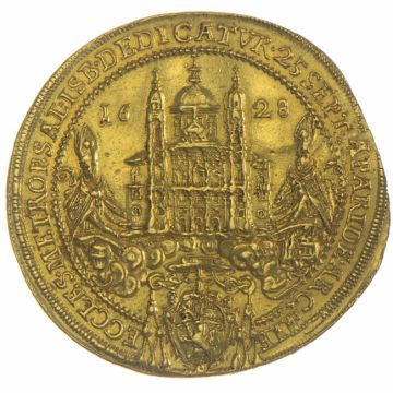 1628 Gold Gold on the cathedral consecration tiny tiny. Handle trace, otherwise for VZ