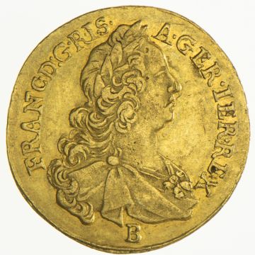 1756 Gold Ducat SS+, small category.