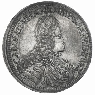 Silver Double Taler VZ, fine condition, attractive patina, embossed.