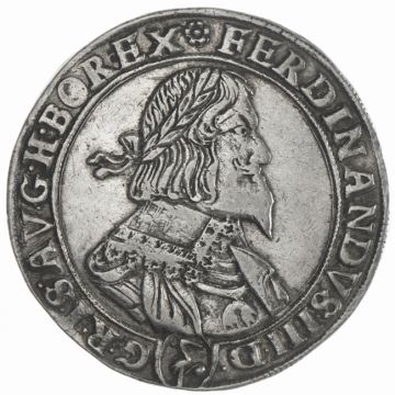 1642 Austria Silver Thaler Vienna SS+, min. flat fields, light double strike