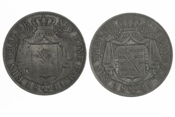 Lot (2) Taler 1841, 1842 G