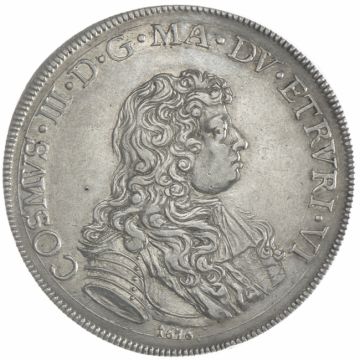1676 Italy Silver Piastra Florenz VZ