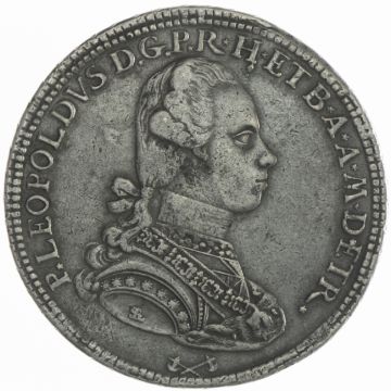 1777 Silver Francescone (10 Paoli) SS+, small category.