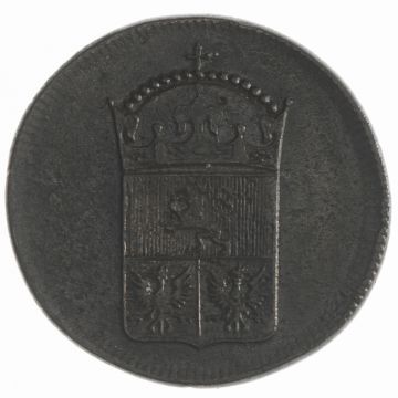 1781 Austria Copper One Groeschl Coin VZ, splotchy
