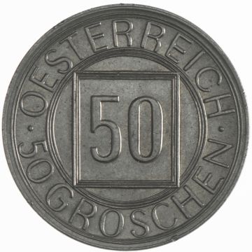 50 Groschen 1934 sog. Nachtschilling