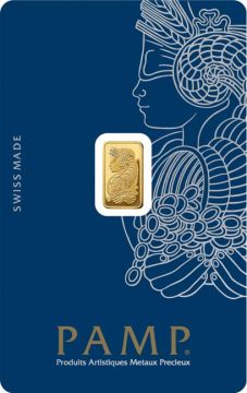 1g Switzerland Gold Pamp Fortuna customary in banking