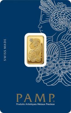 5g Switzerland Gold Pamp Fortuna Gold Bar 5 g customary in banking