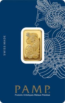 10g Switzerland Gold Pamp Fortuna customary in banking