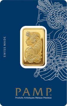 20g Switzerland Gold Pamp Fortuna customary in banking