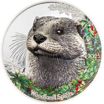 2025 1 oz Mongolia Silver 2025 1 oz Mongolia Silver Otter PP PP