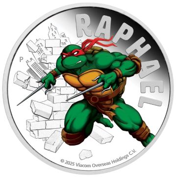 2025 1 oz Tuvalu Silver Raphael PP