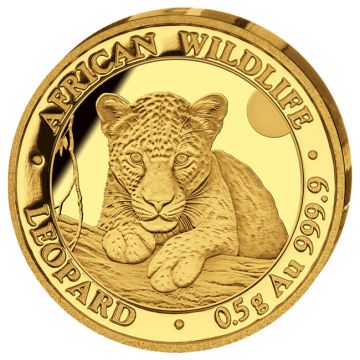 2025 0.50g Somalia Gold 2025 0.50g Somalia Gold Leopard 2025 PP PP